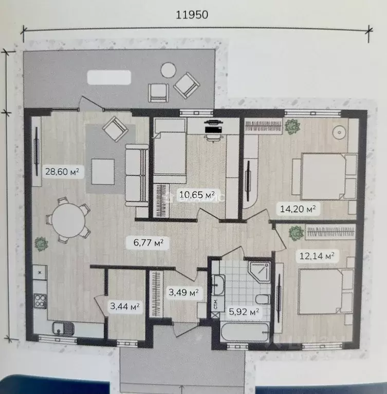Дом в Нижегородская область, Нижний Новгород с. Вязовка, ул. Зеленая ... - Фото 1