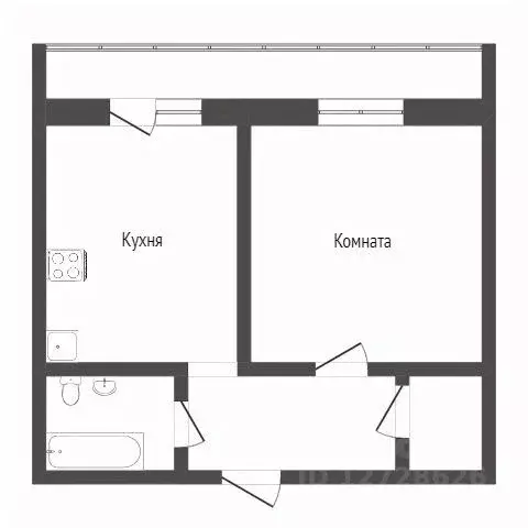 1-к кв. Калужская область, Калуга ул. Труда, 32 (35.4 м) - Фото 1