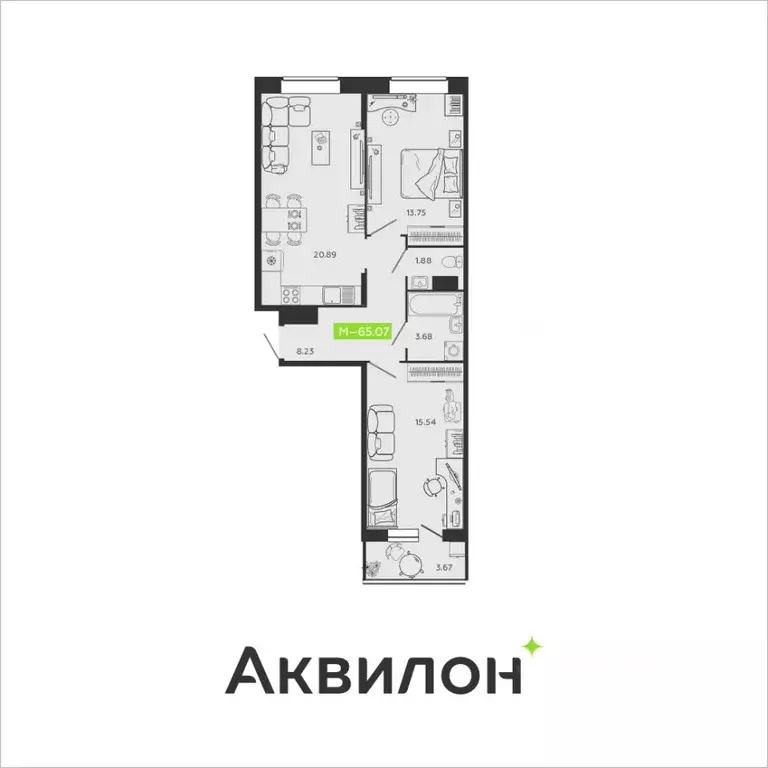2-к кв. Архангельская область, Архангельск Северодвинская ул., 25А ... - Фото 0