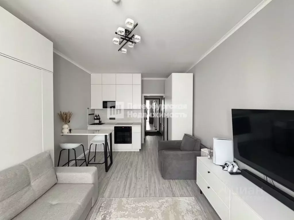 Студия Санкт-Петербург ул. Владимира Пчелинцева, 6к2 (23.9 м) - Фото 1