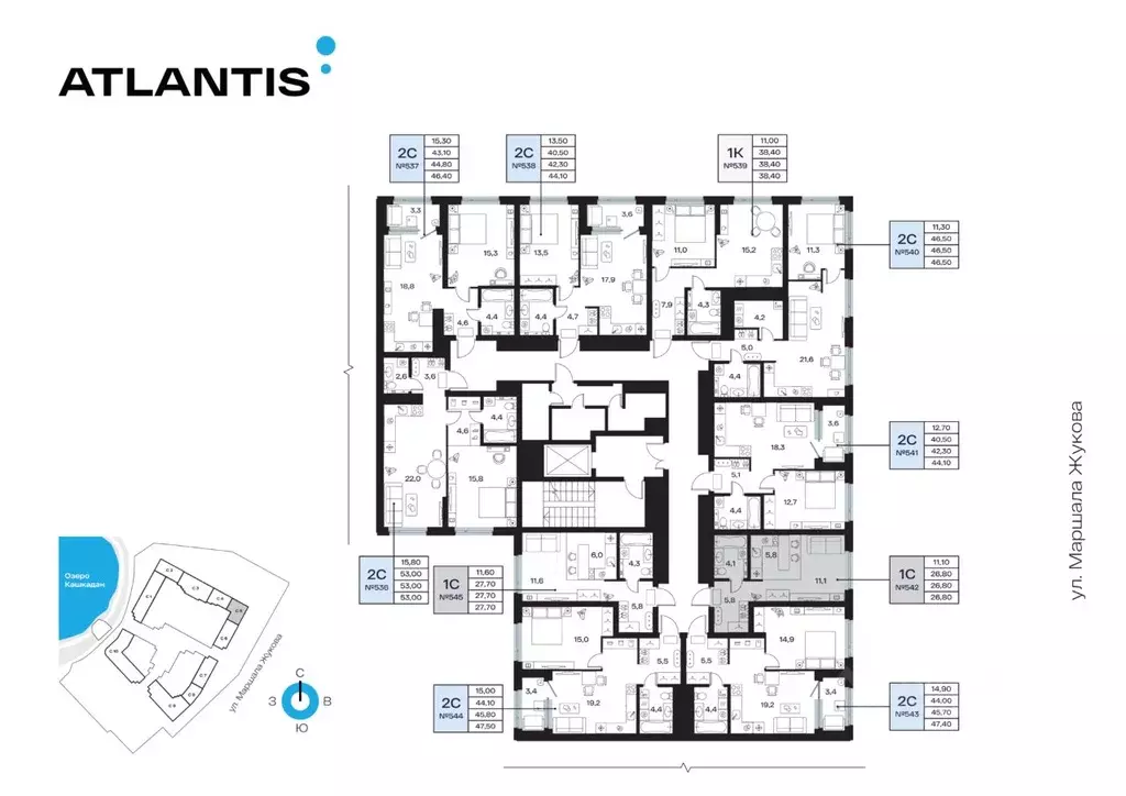 1-к кв. Башкортостан, Уфа Сипайлово жилрайон, Атлантис жилой комплекс ... - Фото 2