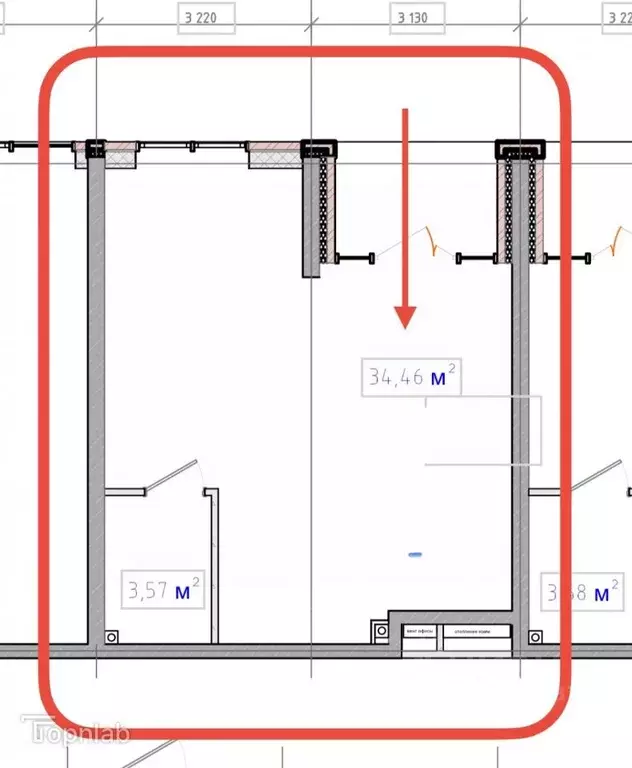 Торговая площадь в Краснодарский край, Краснодар Народная ул., 54лит1 ... - Фото 2