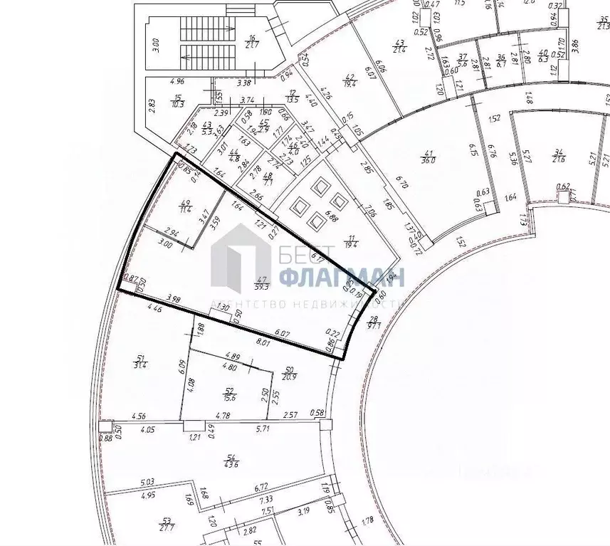 Помещение свободного назначения в Москва Тестовская ул., 10 (110 м) - Фото 1