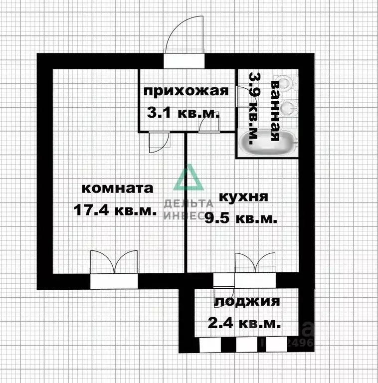 1-к кв. Башкортостан, Уфимский район, с. Миловка ул. Спортивная, 3 ... - Фото 2