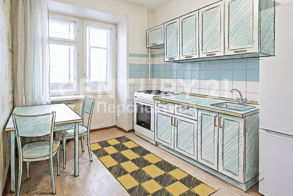 2-к кв. Московская область, Люберцы Красногорская ул., 11А (42.6 м) - Фото 1