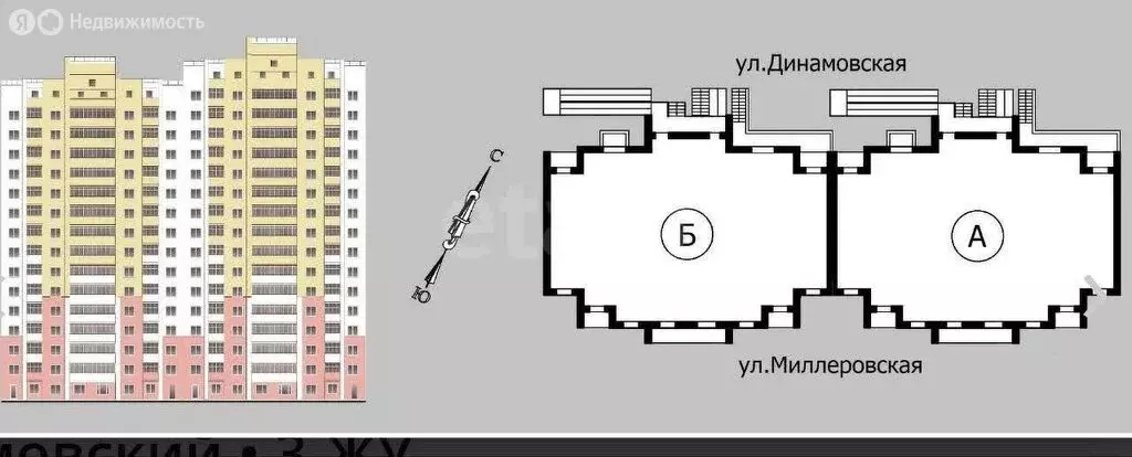 1-комнатная квартира: Саратов, Миллеровская улица, 28 (33.79 м) - Фото 1