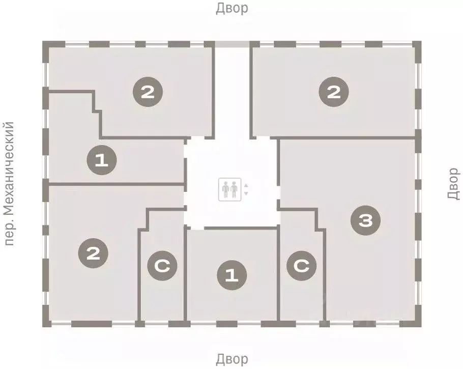 2-к кв. Свердловская область, Екатеринбург ул. Войкова, 15 (66.58 м) - Фото 1