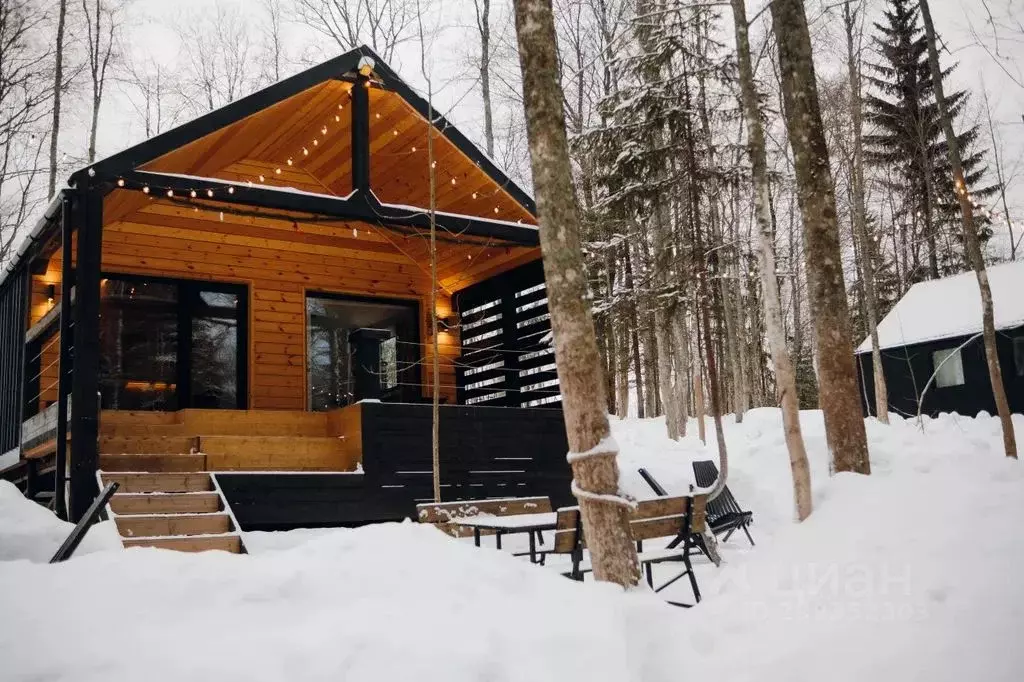 Дом в Ленинградская область, Приозерский район, Сосновское с/пос, д. ... - Фото 1