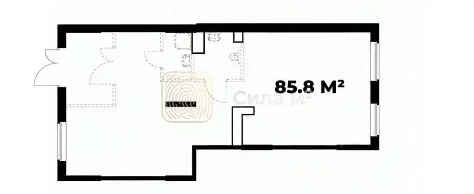Помещение свободного назначения в Москва Люблинская ул., 72Ак2 (86 м) - Фото 2