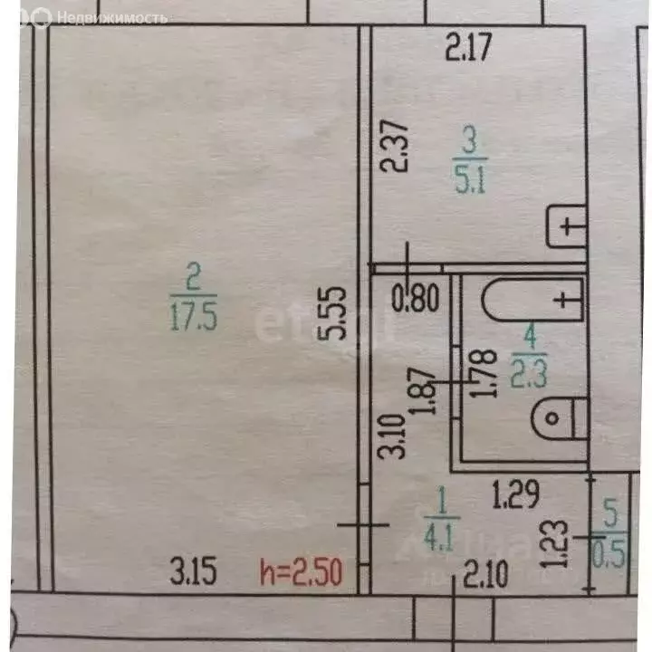 1-комнатная квартира: Барнаул, Силикатная улица, 7А (29 м) - Фото 1