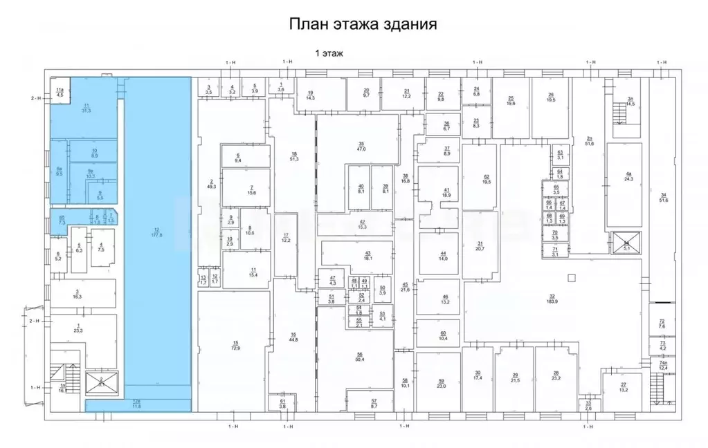 Офис в Санкт-Петербург ул. Красного Текстильщика, 10-12В (270 м) - Фото 1