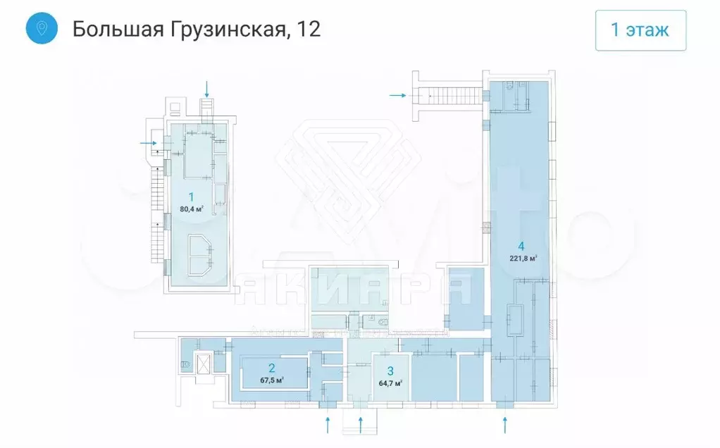 Аренда ПСН, 64,7 м2 - Фото 0