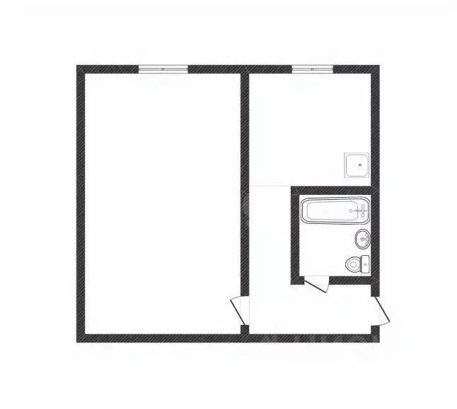 1-к кв. Костромская область, Нерехта ул. Энергетиков, 23 (29.6 м) - Фото 1