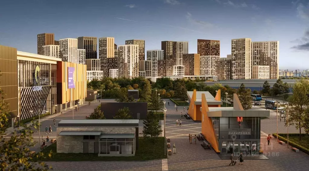 Помещение свободного назначения в Москва № 70 кв-л,  (6 м) - Фото 2