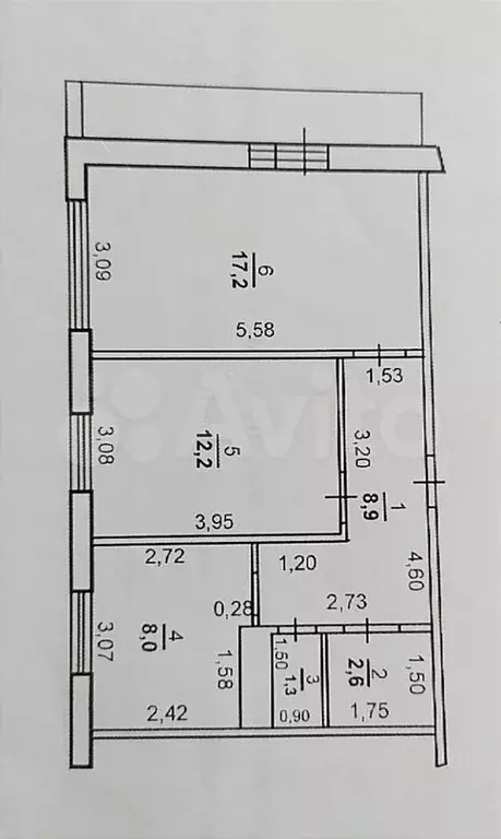 2-к. квартира, 50,2 м, 9/10 эт. - Фото 0