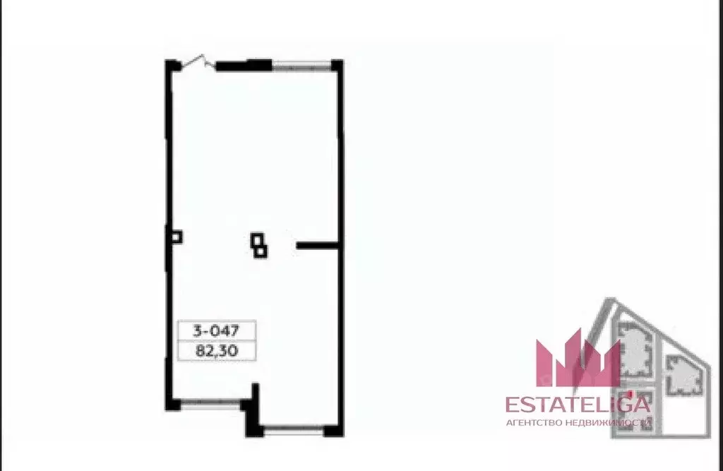 Помещение свободного назначения в Москва № 160 кв-л, 1Вк1 (82 м) - Фото 2