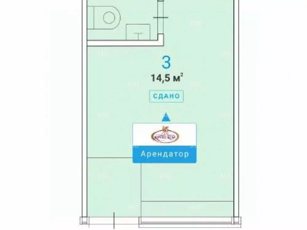 Торговая площадь в Москва Русаковская ул., 25С1 (15 м) - Фото 1