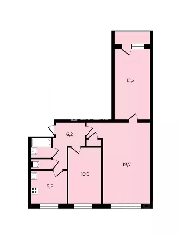 3-к кв. Московская область, Королев ул. 50-летия ВЛКСМ, 5/16 (60.0 м) - Фото 2
