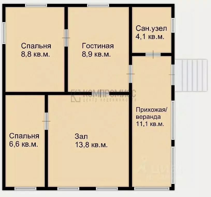 Дом в Краснодарский край, Северский район, Ильское городское ... - Фото 1