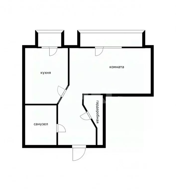 1-к кв. Краснодарский край, Сочи Новый Сочи мкр, ул. Цюрупы, 34 (36.4 ... - Фото 1