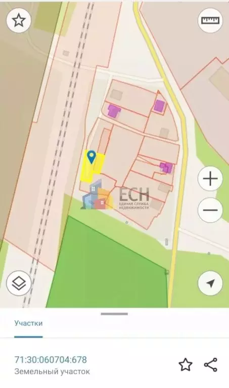 Участок в Тульская область, Тула городской округ, д. Хомяково 6А (6.0 ... - Фото 2