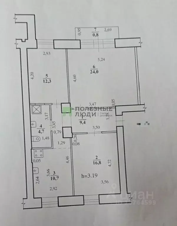 3-к кв. Забайкальский край, Чита Ленинградская ул., 76 (78.7 м) - Фото 2