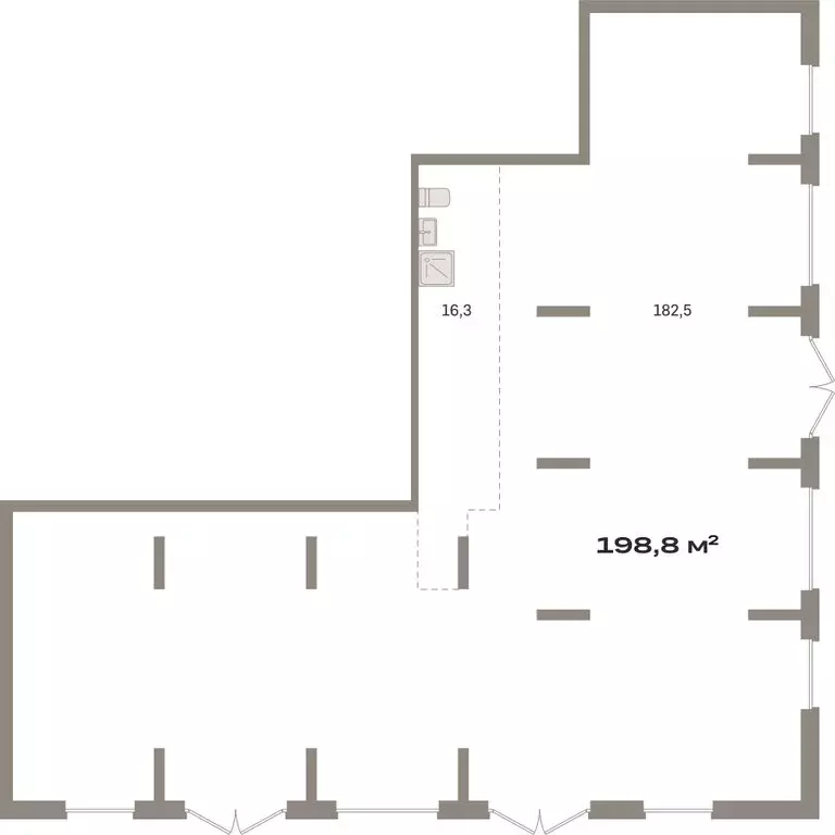 Торговая площадь (198.81 м) - Фото 1