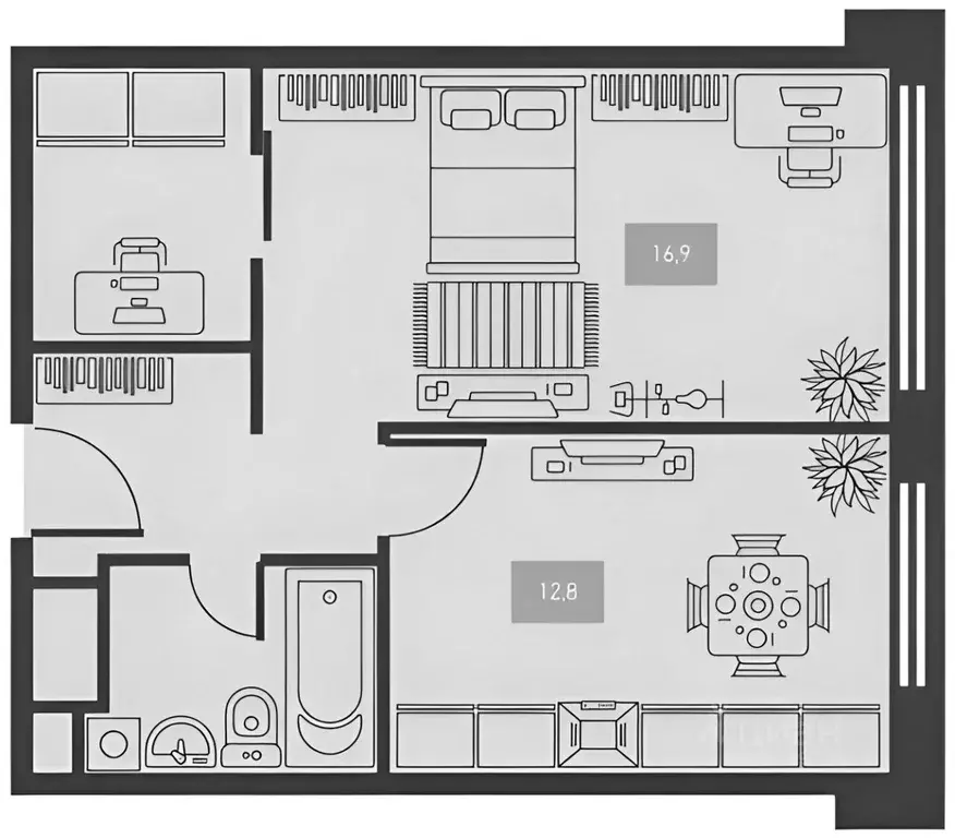 1-к кв. Москва Дмитровское ш., 71А (43.0 м) - Фото 2