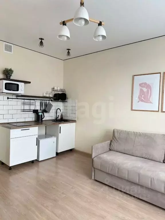 Студия Тюменская область, Тюмень Полевая ул., 117к4 (23.0 м) - Фото 1