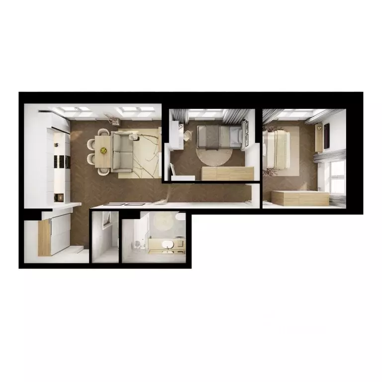 2-к кв. Сахалинская область, Южно-Сахалинск ул. Имени Владимира ... - Фото 2