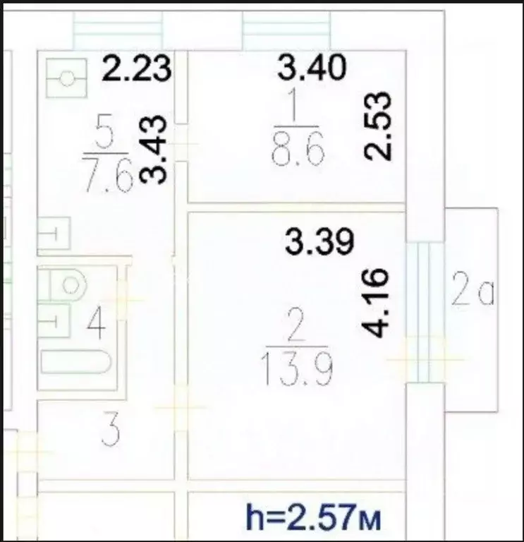 2-к кв. Москва Нахимовский просп., 18 (36.9 м) - Фото 2