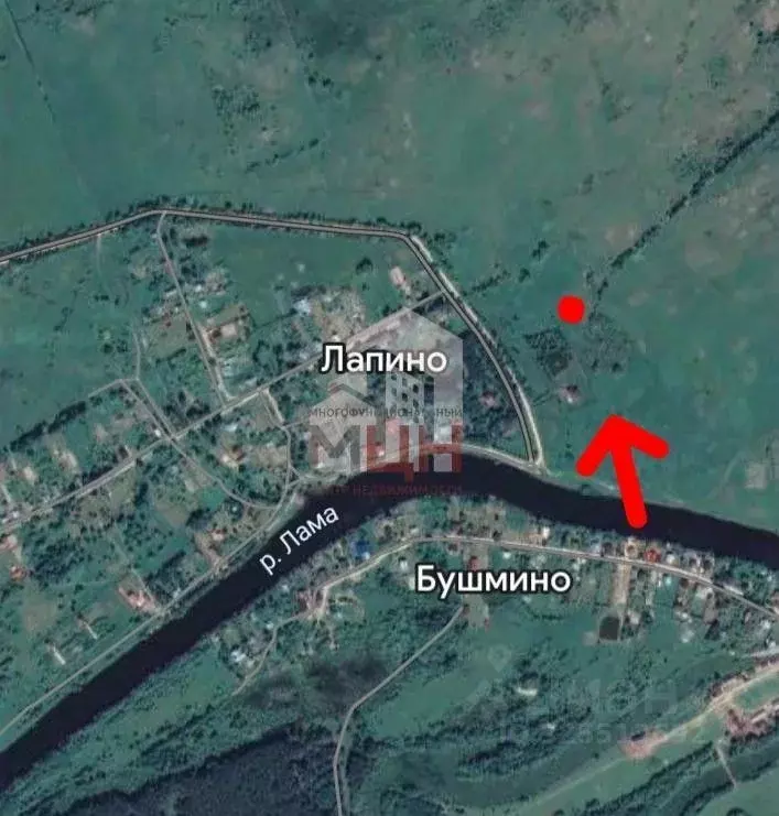 Участок в Тверская область, Калининский муниципальный округ, д. Лапино ... - Фото 2