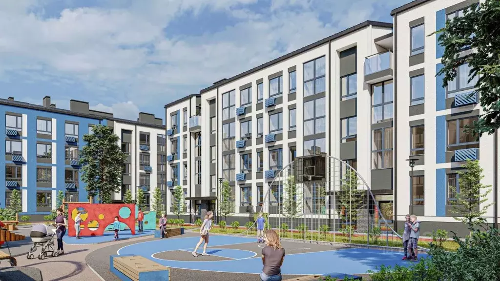 2-к кв. Калининградская область, Зеленоградск  (51.91 м) - Фото 1