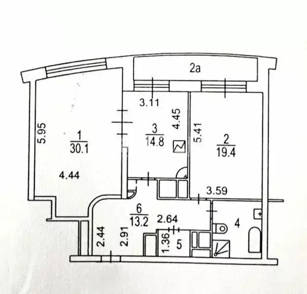 2-комнатная квартира: Москва, улица Архитектора Власова, 8 (96 м) - Фото 0