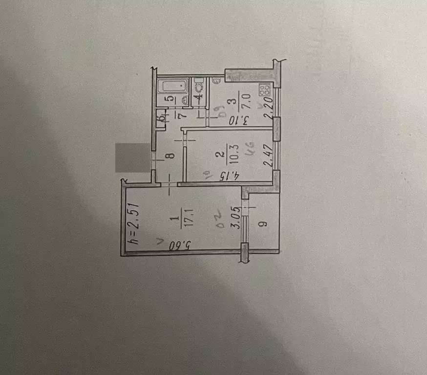 Продаётся 2-к квартира, 43.7 м - Фото 0