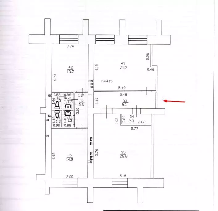 Помещение свободного назначения в Татарстан, Казань Гвардейская ул., ... - Фото 2