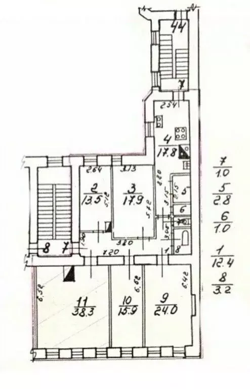 5-к кв. Санкт-Петербург 16-я Васильевского острова линия, 49 (147.8 м) - Фото 2