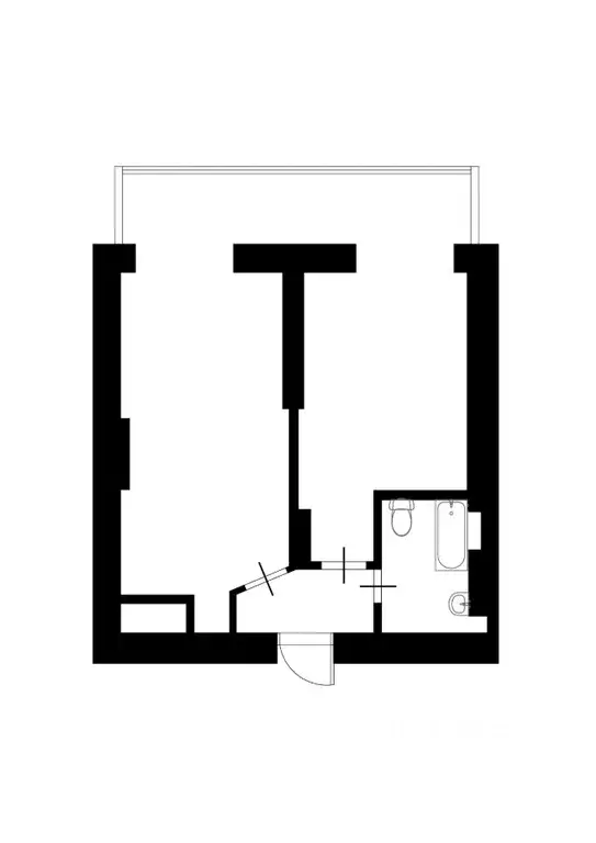 1-к кв. Татарстан, Казань ул. Абсалямова, 19 (50.2 м) - Фото 1