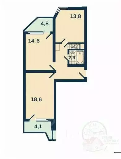 2-к кв. Москва Бескудниковский проезд, 4к2 (60.3 м) - Фото 2