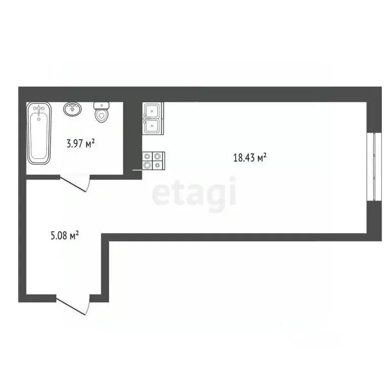 Студия Тюменская область, Тюменский муниципальный округ, с. Горьковка ... - Фото 2