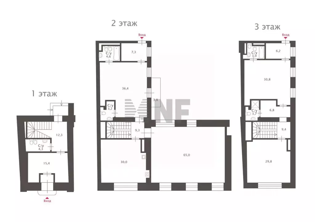 4-к кв. Санкт-Петербург наб. Кутузова, 24 (280.0 м) - Фото 1
