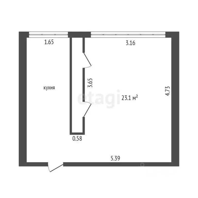 Комната Санкт-Петербург ул. Жени Егоровой, 1/29 (27.0 м) - Фото 1