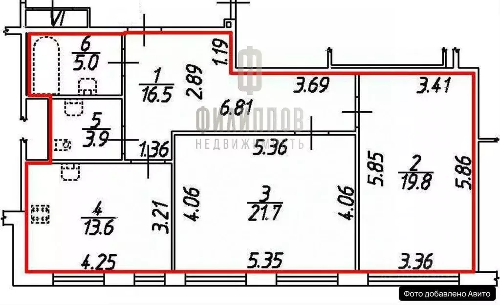 2-к кв. Санкт-Петербург Нижне-Каменская ул., 7к1 (80.0 м) - Фото 2