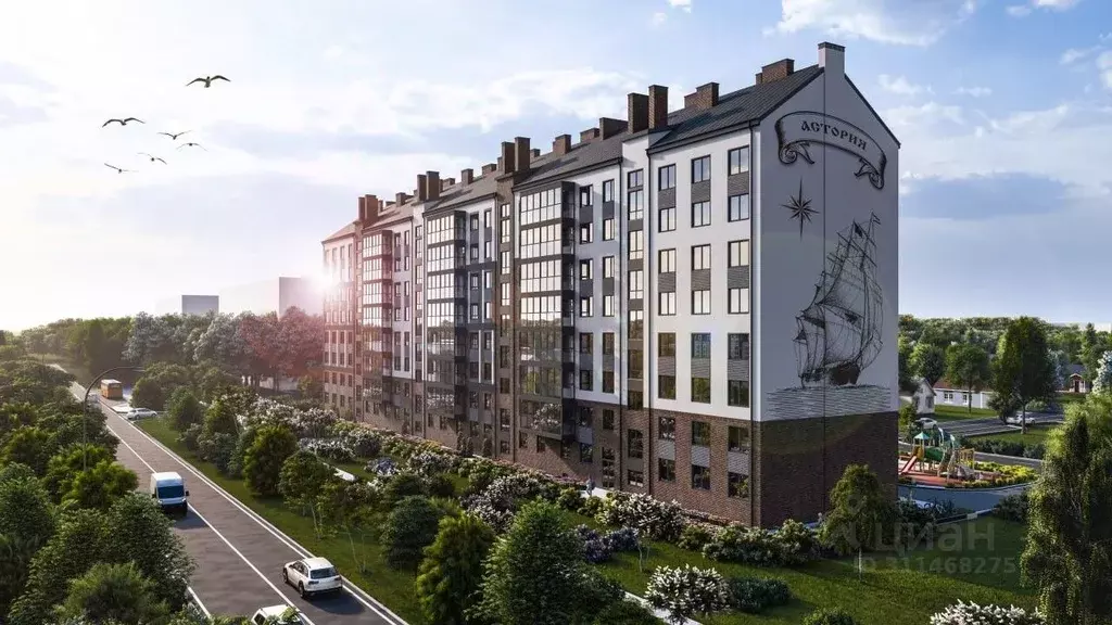 3-к кв. Калининградская область, Калининград Московское кв-л,  (83.1 ... - Фото 1