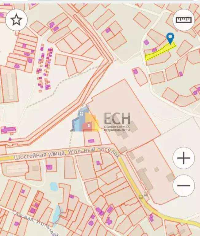 Участок в Тульская область, Тула пос. Скуратовский, пос. Угольный, 1-й ... - Фото 2