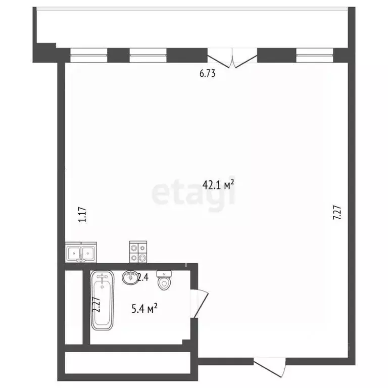 2-к кв. Москва Витро Вилладж База отдыха, к5 (58.0 м) - Фото 1