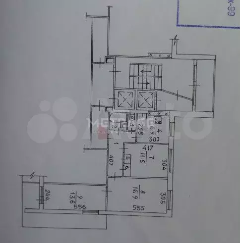 3-к. квартира, 59,6 м, 12/12 эт. - Фото 0