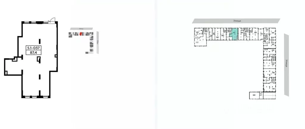 Торговая площадь в Москва просп. Прокшинский, 5 (90 м) - Фото 2