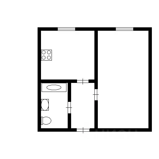 1-к кв. Красноярский край, Красноярск просп. Металлургов, 55А (38.0 м) - Фото 2