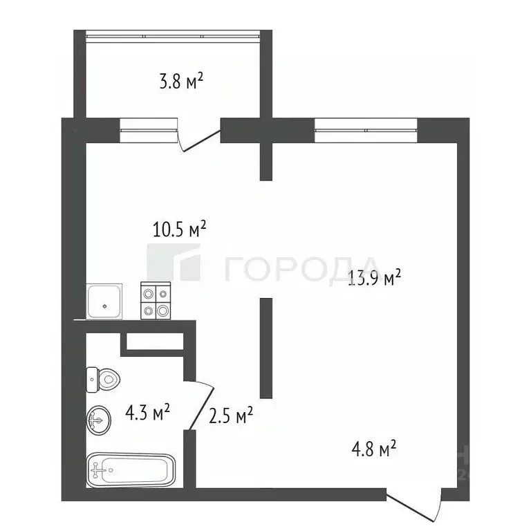 1-к кв. Новосибирская область, Новосибирский район, Мочищенский ... - Фото 2